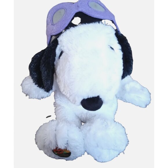 Snoopy Flying Ace 40th Anniversary It's The Great Pumpkin Plush Hallmark Peanuts - Picture 5 of 10